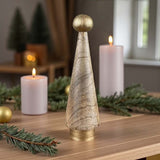 Nordic Xmas tree with gold top