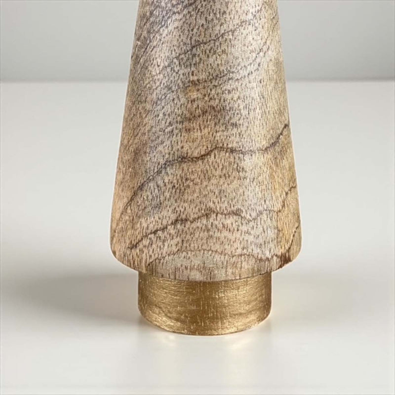 Nordic Xmas tree with gold top