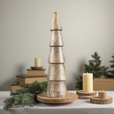 Nordic layered wooden tree