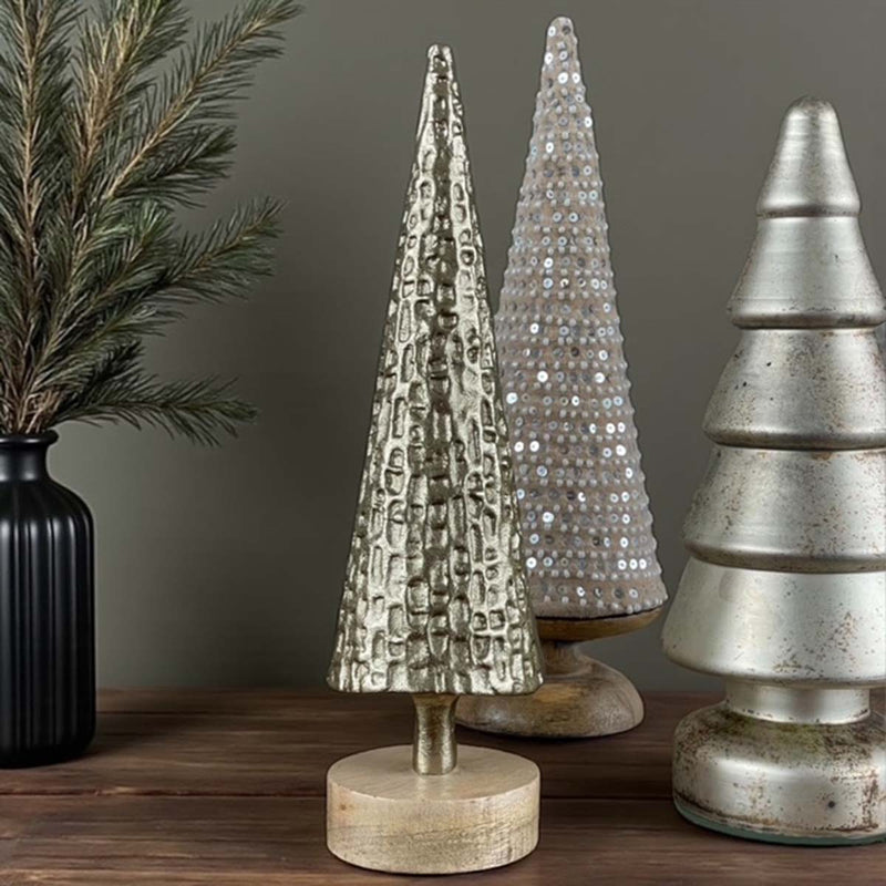 Gold aluminium tree