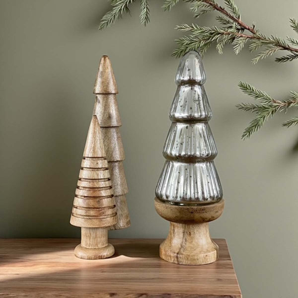 nordic etched wooden tree