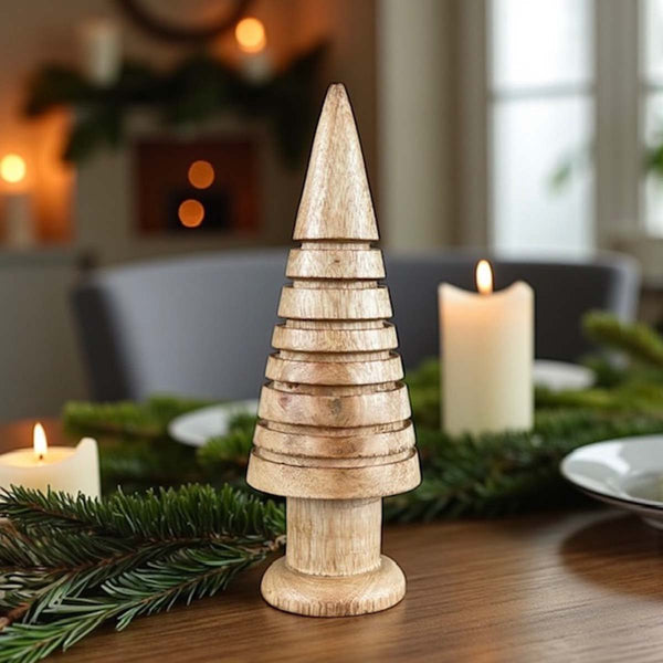 nordic etched wooden tree