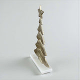 Gold tree on marble base