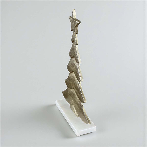 Gold tree on marble base
