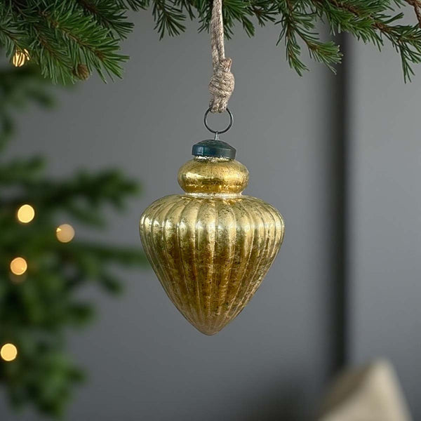 ant gold orb bauble