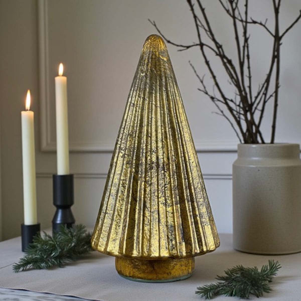 ant gold full on glass tree