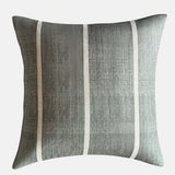 Rustic Stripe, sage cushion