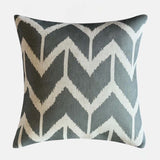 Ziggy grey/green cushion