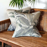 Conservatory: Forest of leaves cushion