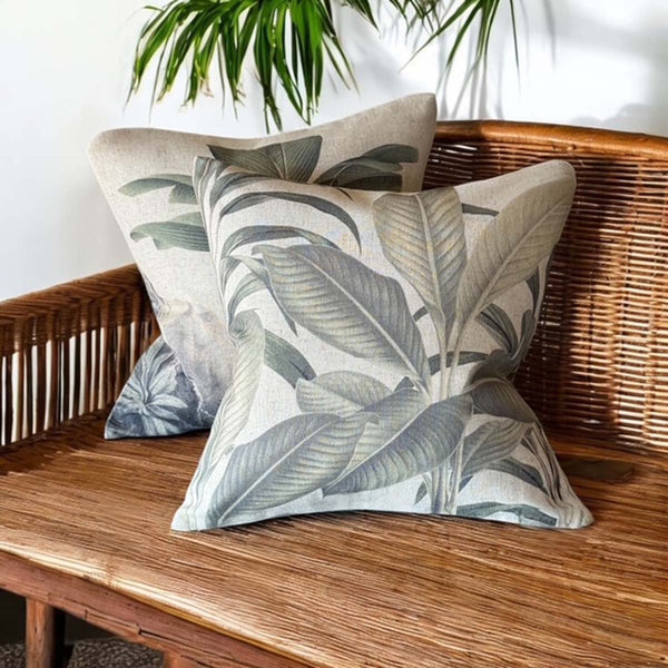 Conservatory: Forest of leaves cushion