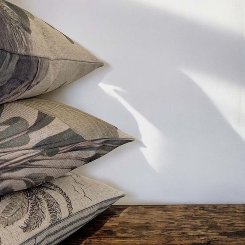 Conservatory: Forest of leaves cushion