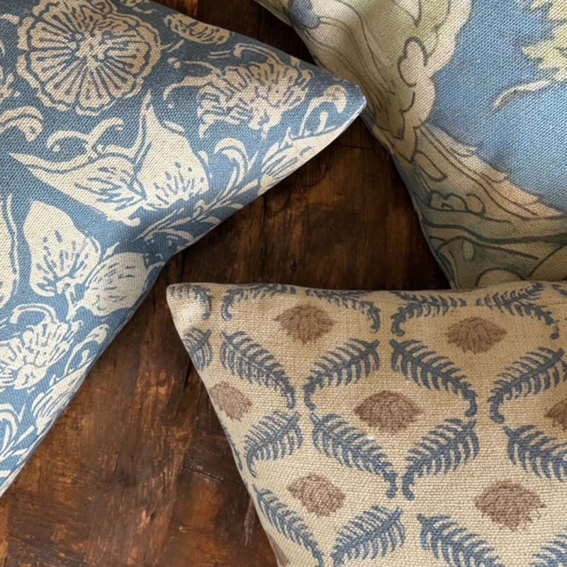 Bopal, Wedgewood blue  cushion