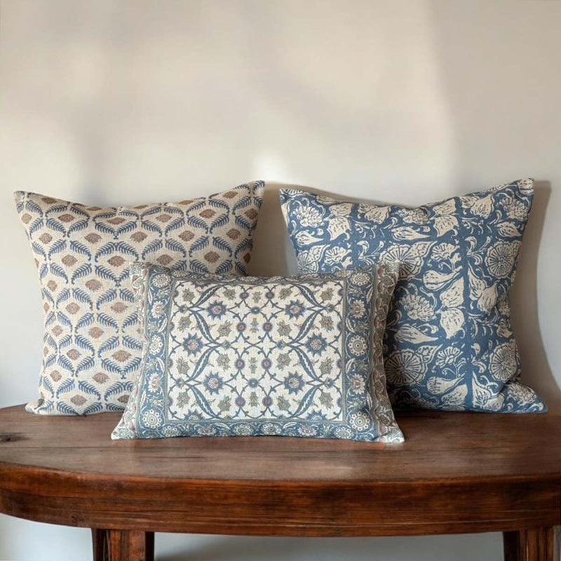 Bopal, Wedgewood blue  cushion