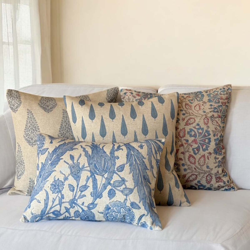 Pine Grove Wedgewood blue cushion