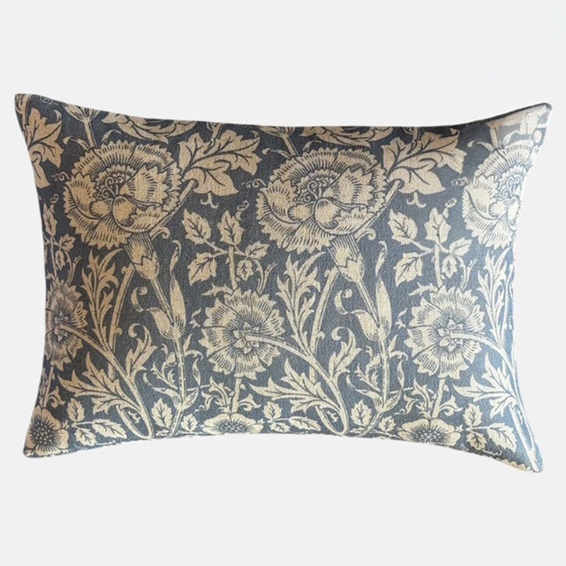 Morristown dusty blue cushion