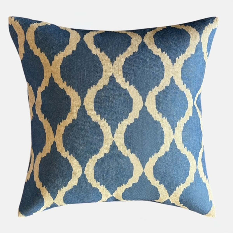 Lanturns cobalt cushion