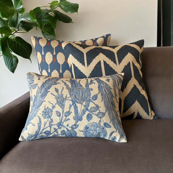 Balloons cobalt cushion
