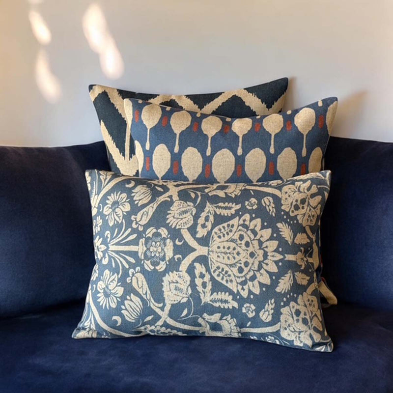 Balloons cobalt cushion