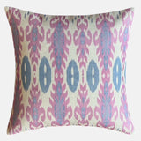 Ikat summer crush cushion