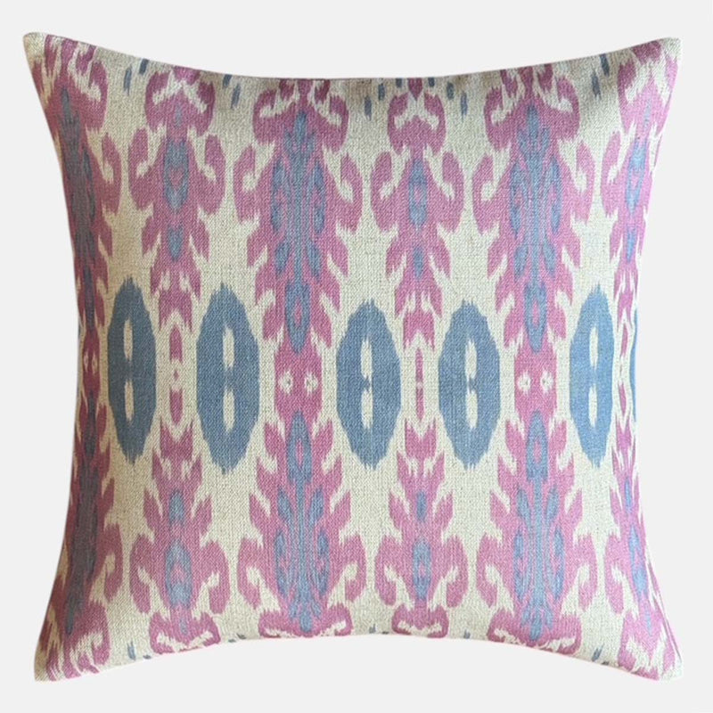 Ikat summer crush cushion