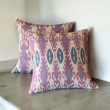 Ikat summer crush cushion