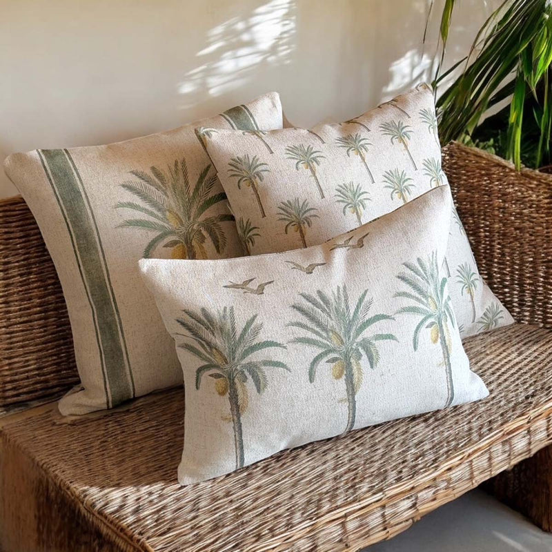 Palm Stripe cushion