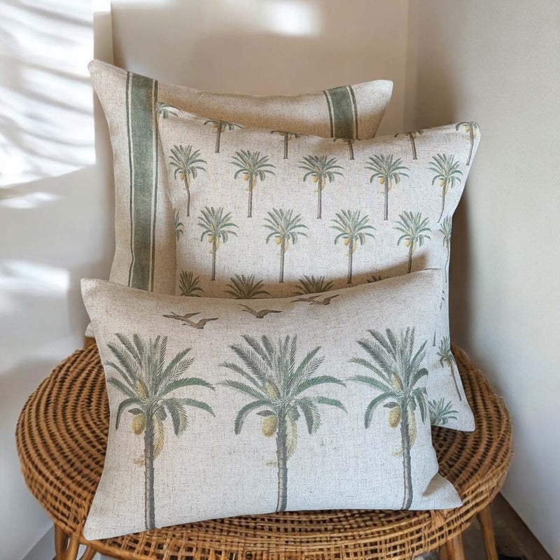 Palm Stripe cushion