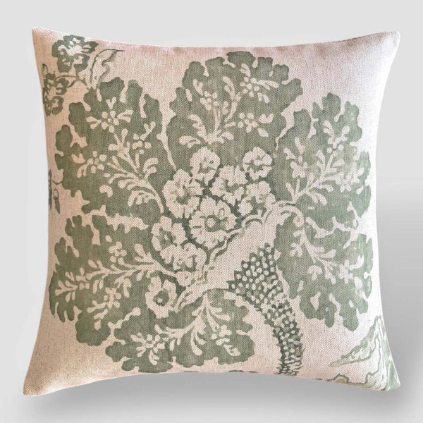 Fanciful green  cushion