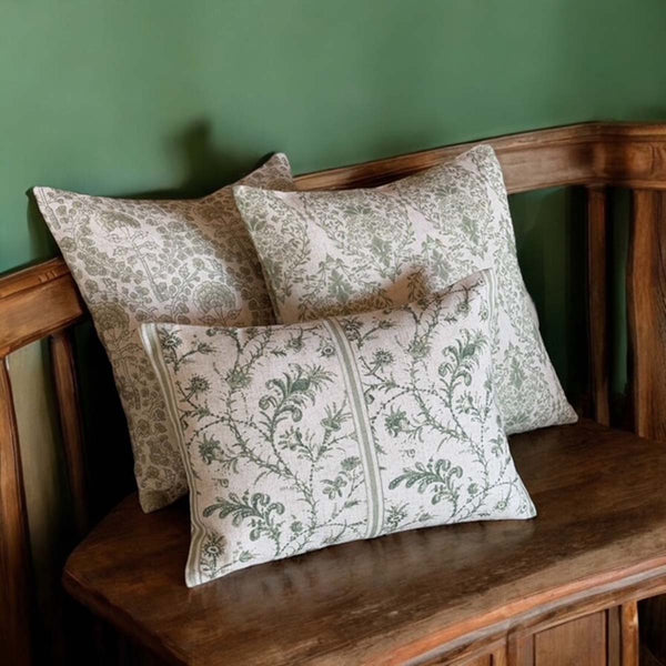 Ballucci green  cushion (W)