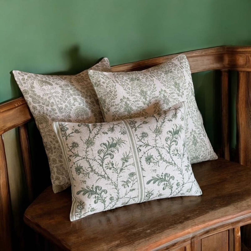 Ballucci green  cushion