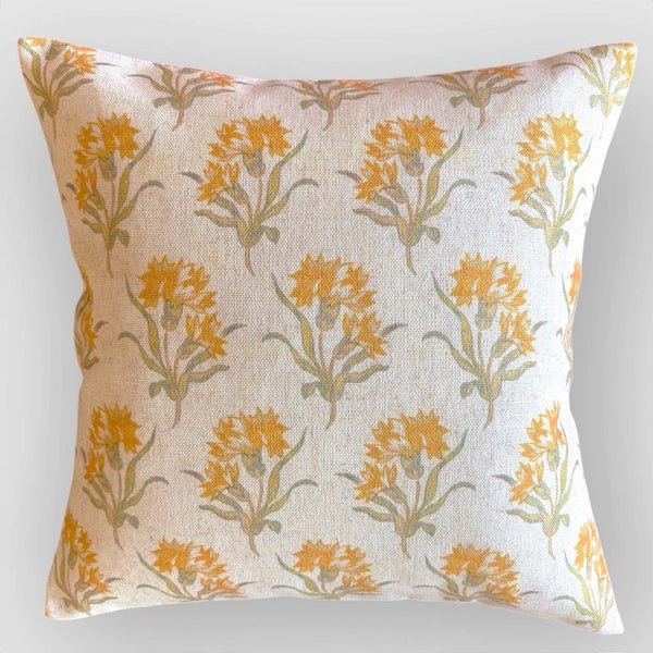 Coronation, yellow  cushion