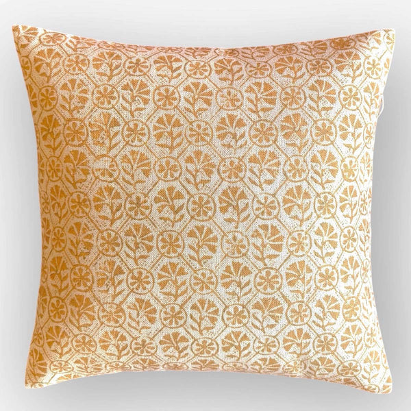 Nellie, ochre cushion