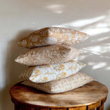 Nellie, ochre cushion