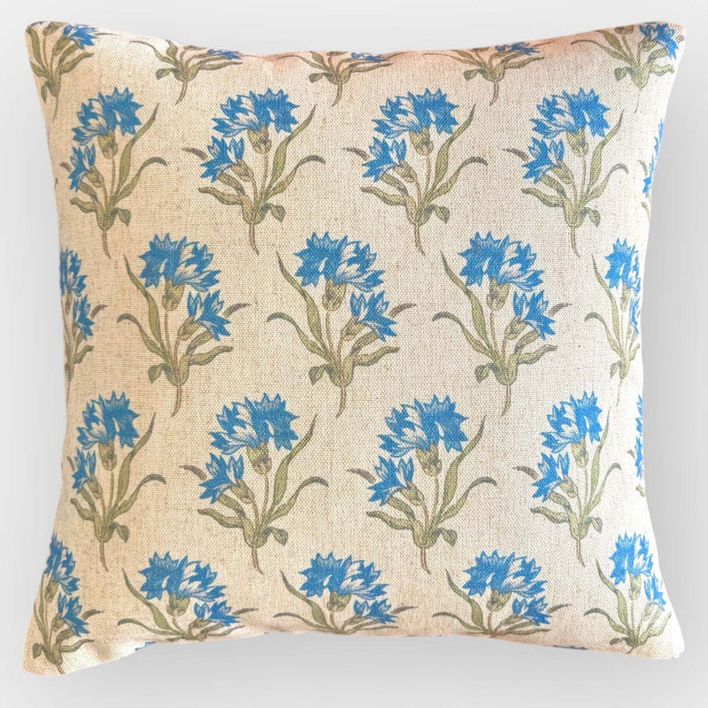 Coronation blue & green  cushion