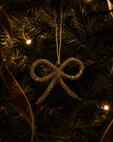 GLASS BOW ORNAMENT