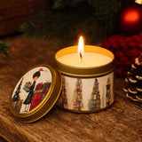 nordic lady xmas scented tin candle