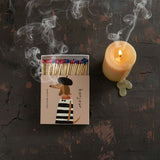 French dog  safety match box