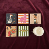 French dog  safety match box