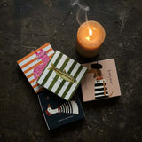 Green fish  safety match box