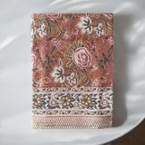 peach  green multi tablecloth
