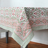 green garden tablecloth