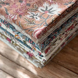 blue /red border tablecloth