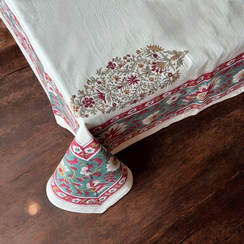 multi motif tablecloth