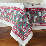 multi motif tablecloth