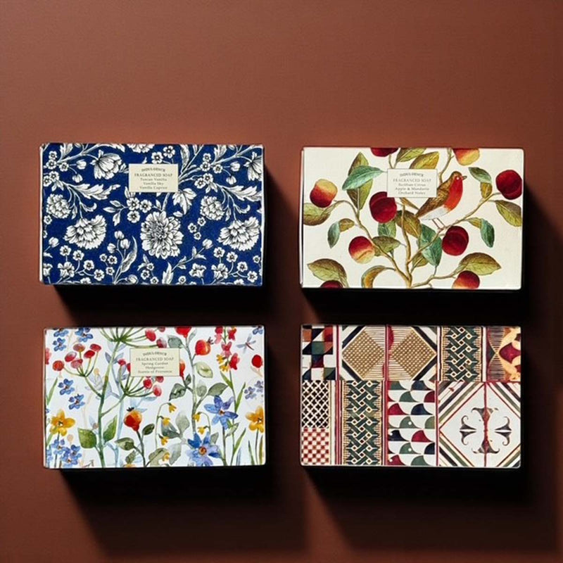 Set of 3 funky soaps  - lime basil