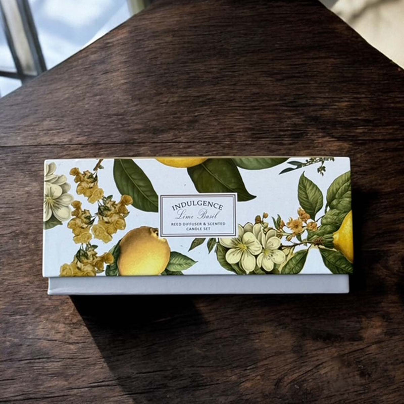 candle & diffuser set lime basil