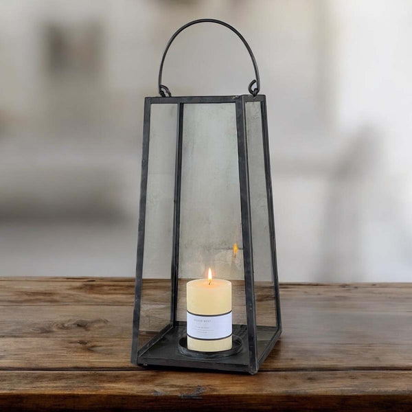 DEWI LARGE METAL LANTERN (W)