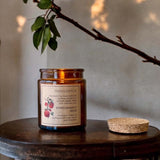candle jar pomegranate