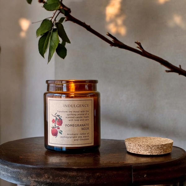candle jar pomegranate