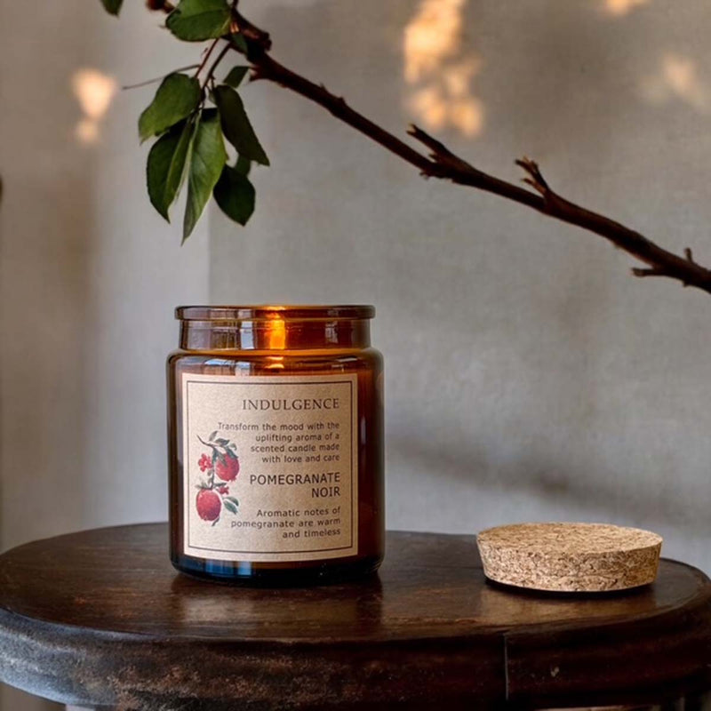 candle jar pomegranate